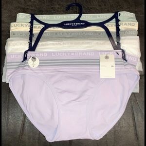 Lucky Brand Seamless Bikini Underwear Panties Bundle of 5 Pairs